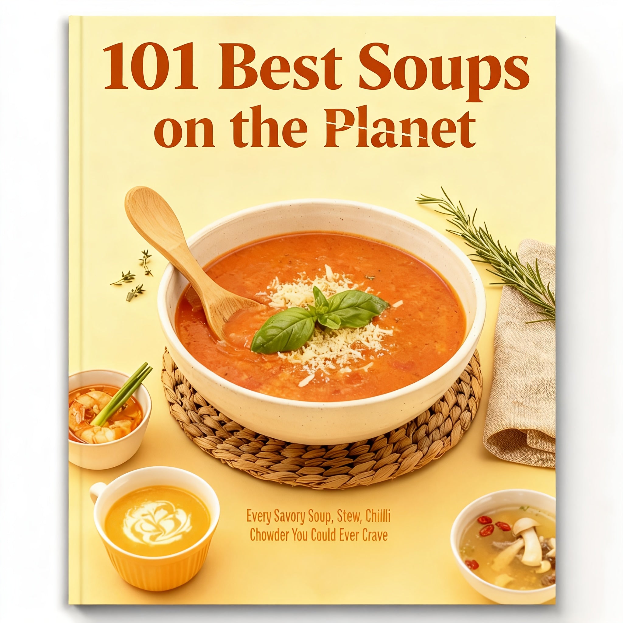 101 Best Soups On The Planet-Easy Savory Soup, Stews & Chowders-Paperback