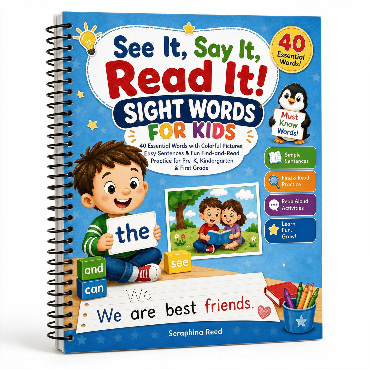See It, Say It, Read It! Sight Words for Kids