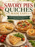 Savory Pies Quiches Made Easy: Beginner-Friendly Recipes for Flaky Crusts, Creamy Quiches, Dinner Pies, Brunch Favorites, and Comfort Food Baking(Spiral Bound)